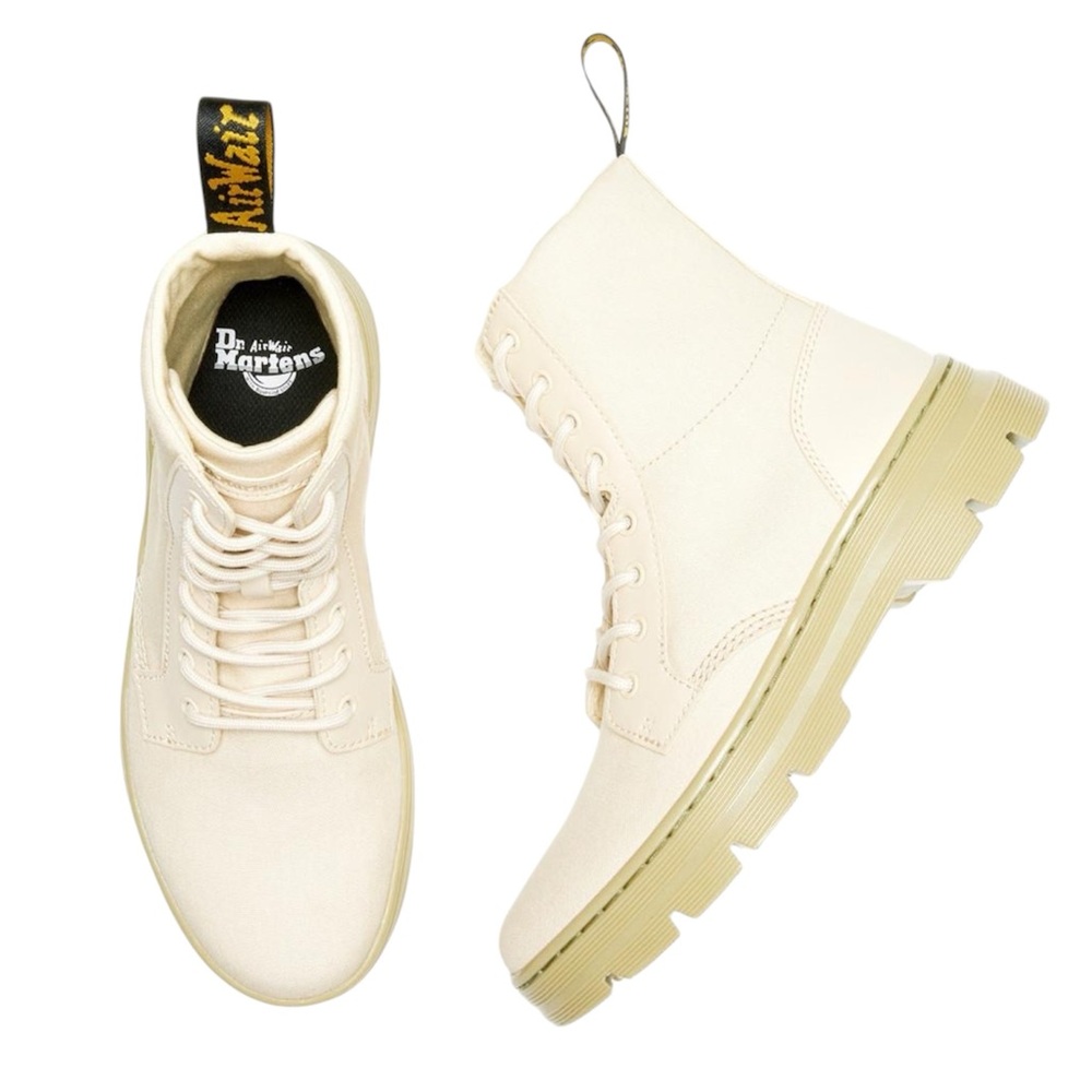 DR.MARTEN Combs Canvas and Leather Boots